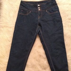 Dark navy highwaisted  jeans